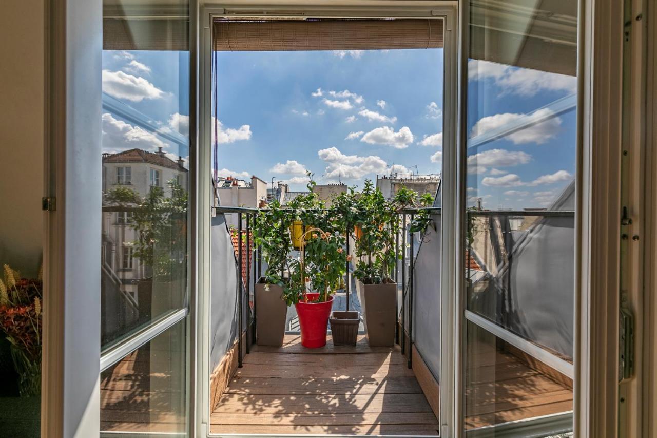 Paris Centre Dernier Etage Vue Ascenseur公寓 外观 照片